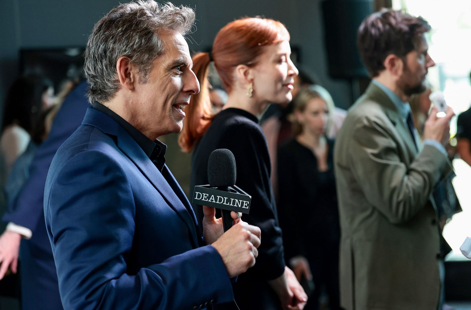 Ben Stiller, Britt Lower, and Adam Scott attend the All-Guild special screening of Severance season 2 at DGA Theater Complex on March 22, 2025, in Los Angeles, California. (Image via Getty)